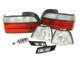 DEPO 12 Pieces Clear Corner+Tail+Side Marker Lights For 1992-96 BMW E36 4D Sedan