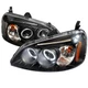 Fits 01-03 HONDA CIVIC Halo LED Projector Headlight With Clear Lens