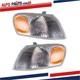 Corner Parking Side Marker Turn Signal Lights Pair For Toyota Corolla 1998-2000
