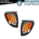 Parking Light Set Driver & Passenger Side Fits Toyota TO2520162 TO2521162