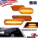 4 Amber Front Corner/Fender Side Marker LED Lights For VW MK4 Golf GTI R32 Jetta