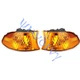 >For BMW 7-Series E38 1995-2001 2x Indicator Amber Corner Parking Light No Bulb