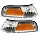 For 98-11 Crown Vic Park Corner Light Turn Signal Marker Lamp Assembly Set PAIR