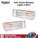 Pair Front Bumper Light Lamp Fits Toyota Hilux LN85 LN90 Pickup UTE 1989-95 E06