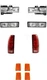 Headlights For Chevy Truck 1994-1998 Turn Signals Reflectors Tail Lights