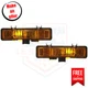Turn Signal Light GM2520109 GM2521109 Set of 2 for 1982-1993 Chevrolet S10 Base