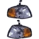 Turn Signal Light SU2531103 SU2530103 Set 2 pc for 1998-1999 Subaru Legacy
