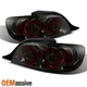 Fit Smoked 04-08 Mazda RX8 RX-8 JDM Dual Round LED Tail Light Brake Signal Lamp