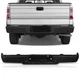 Rear Bumper Assembly Black Fit For 2009-2014 Ford F150 with Parking Sensor Holes