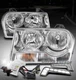 FOR 05-10 CHRYSLER 300 REPLACEMENT CHROME HEADLIGHT LAMP W/LED DRL SIGNAL+6K HID