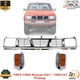 Grille Assembly Chrome + Corner Lights For 1993-1994 Nissan D21 / 1995-97 Pickup
