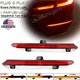 2x Rear Bumper Reflector LED Brake Light Running Lamp for Honda Accord 2018-2021