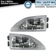 Headlight Assembly Set Driver & Passenger Side Fits 1994-1998 Ford Mustang