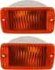  Front, Driver and Passenger Side Turn Signal Light For Jeep Wrangler 2001-2006