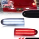 Smoke LED Rear Bumper Red Tail / White Backup Light For 2000-2009 G5 Monte Carlo