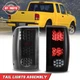 For 1993-1997 Ford Ranger LED Tail Lights Rear Brake Lamps Black Smoke Lens Pair
