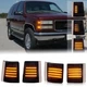 LED Corner Side Marker Turn Signal Lights Sequential Amber for  94-99 GMC Yukon