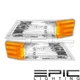 Left Right Pair Corner Marker Turn Signal Lamps for 2007-2014 JEEP PATRIOT
