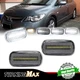 2PCS Sequential LED Side Marker Lights Clear White For Honda Civic Si CRV Jazz