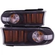 Parking Signal Light Left and Right Set Fits Toyota FJ Cruiser 07-14 Black