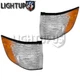 Left Right Sides Pair Parking Turn Signal Lights for 1991-1996 BUICK CENTURY