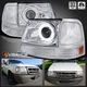 Fits 1998-2000 Ford Ranger LED Halo Projector Headlights+Corner Turn Signal Lamp