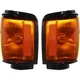 Corner Light For 84-86 Toyota Pickup w/ black trim Set of 2 LH RH w/ Bulbs