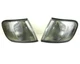 FOR AUDI 100 (C4) 1991-1994 PAIR FRONT INDICATORS LAMP REPEATERS SMOKED LENS SET