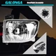 Headlight Healamp Fit For Toyota Tacoma 2001-2004 Chrome Housing Left+Right