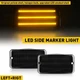 For 1997-06 Jeep Wrangler TJ Smoke Amber Side Fender Marker Light Accessories ER