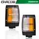 Black Parking Corner Side Marker Signal Light Lamp Fit For 90-97 D21 Pickup Set