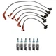 Denso Wire Set 8mm & 6 Iridium Power Spark Plugs .044 Kit For Ford 4.0L V6 VIN X
