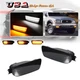 For 01-04 Toyota Tacoma Smoked Switchback Amber LED Signal Parking Bumper Lights