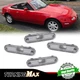 For 1990-2005 Mazda Miata MX-5 Clear Front & Rear Side Marker Lights Lamps 4PCS