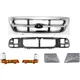Grille Assembly Kit with Header Panel H/Lamp For 1998-2000 Ford Ranger XLT RWD