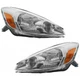 For 2004 2005 Toyota SiennaHeadlight Driver and Passenger Side Pair w/Bulbs