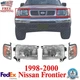 Front Headlight + Corner Light Right & Left Side For 1998-2000 Nissan Frontier