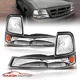 1998 1999 2000 Ford Ranger Splash/XL/XLT/EV Euro Pickup Bumper Signal Lights Set