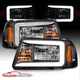 [LED Bar] 01-11 For Ford Ranger Pickup Truck LED Running Light Black Headlights