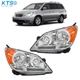 Halogen Headlights For Honda Odyssey 2005-2010 Replacement Headlamps Left+Right