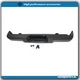 Primered - Complete Rear Steel Bumper Assembly For Ford F150 Truck 2009-2014