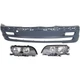 Headlight Kit For 2001 BMW 325i Left and Right 99-00 BMW 323i Clear Lens Halogen
