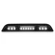 Anzo 531112 Third Brake Light Assembly; Led; Smoke Lens; Black Housing;