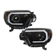 Headlights For Toyota Tacoma 2012-2015 Halogen w/ LED DRL Right+Left Side Lamps