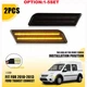 LED Side Marker Signal Lamps Lights Amber For 2010-2013 Ford Transit Connect 2x