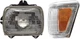 TOYOTA PICKUP 92-95 HEAD LAMP LH Assembly Halogen 2-pc Kit with Corner Light