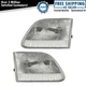 Headlight Assembly Set Driver & Passenger Side Fits 97-04 Ford