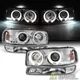 99-06 Gmc Sierra Yukon Halo Projector Headlights +Bumper Signal Lamps Left+Right