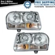 Headlight Assembly Set Driver & Passenger Side Fits 2005-2010 Chrysler 300