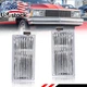 2X Clear Front Parking Turn Signal Lights For 1978-1979 Chevy El Camino / Malibu